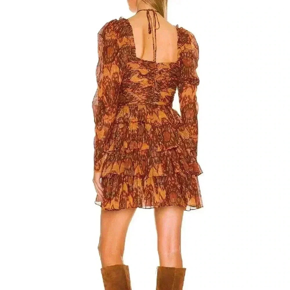 Ulla Johnson Naiya Dress in Ember - Tiered Mini Dress - Size 2 - NWT! - Picture 3 of 11